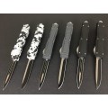 Cuchillo OTF automático Microtech Black con rompevidrios