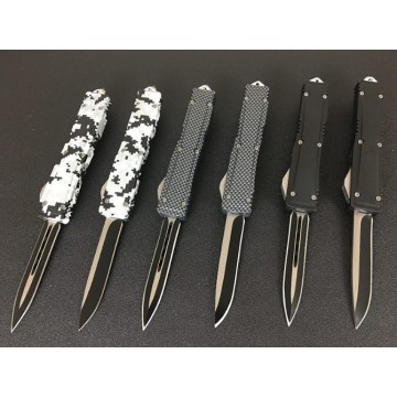 Couteau OTF automatique noir avec brise-verre Microtech