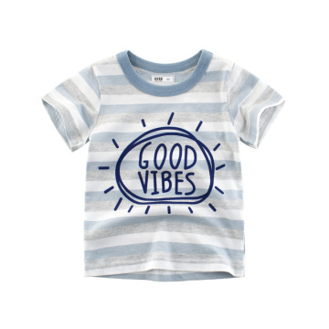 Kurzarm-T-Shirt für Kinder mit Buchstaben