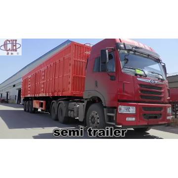 3 axles Strong box trailer