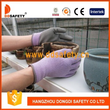 Foam Latex Coated Safety Gloves of String Knitted Dkl417