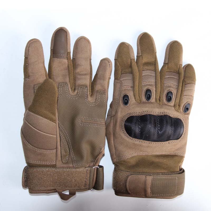 Brown gloves