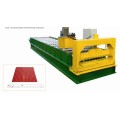 Corrugated roof sheet machine with PLC