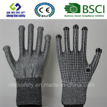 Cut Resistant Safety Work Glove with PVC Coated