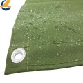 Green polyester fabric tarp waterproof