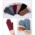 Warm gloves female outdoor touch screen gloves