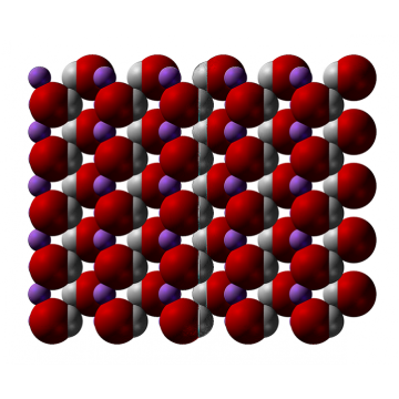 when lithium hydroxide pellets