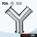 Stainless Steel Sanitary Y Type Clamped End Tee Pipe Fittings (JN-FT3002)