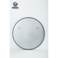 European style Black round bathroom wall mirror