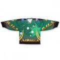 100 % polyester brodé logo ice Hockey Jersey pour les Fans