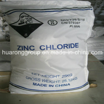 Cloruro de Zinc Grado Industrial y Grado de la Batería CAS No .: 7646-85-7