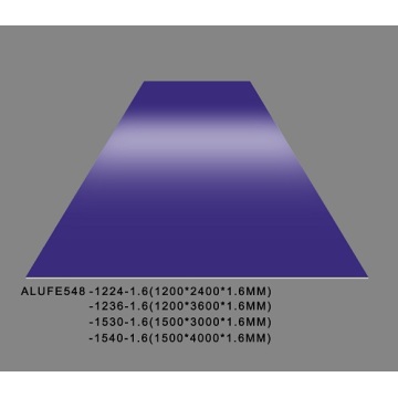 Hochglänzendes, weiches lila Aluminiumblech 1,6 mm