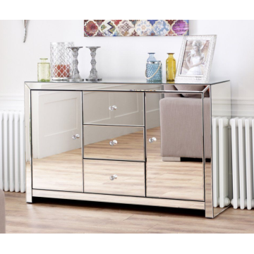 Livingroom Furniture mirrored glass Cabinet