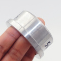 High Purity Flanged Bushing And Sleeve CNC Machining