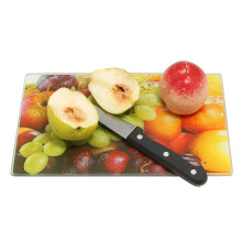 Rectangle Color Tempered Glass Chopping Board