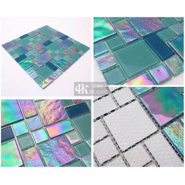 For hotel swimming pool crystal glass mosaic tile