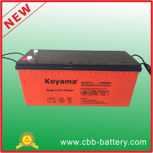 AGM Inverter Lead Crystal Batterie Sécurité Batterie 12V 200ah Battery Deep Cycle