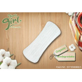 Natural organic cotton pantyliners for private label