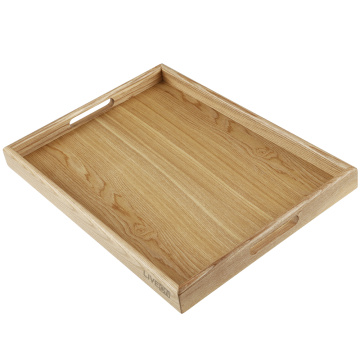 Wooden Tray with Handle for Kitchen