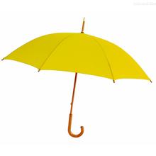Manual abra madeira alça e frame guarda-chuva reto (BD-70)