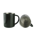 Mug inox 450ML avec poignée en acier inoxydable