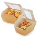 Disposable Custom Printed Paper Bento Rice Lunch Box