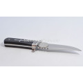 Survival Fixed Knife Hunting Rescue Ebony Handle Knife