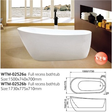 Square One Slipper Stand Self Bathtub Wtm-02526A