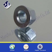 Hex Flange Nut with Blue Zinc