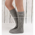 Manufacture Factory Cheap Wholesale Custom Knit Boot Socks Fleece Welly