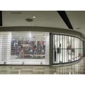 Vertical PC Transparent Commercial Crystal Shutter Door