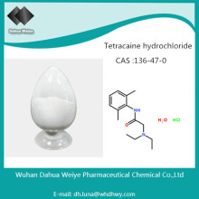 Anestesia Tetracaína CAS: 136-47-0 Clorhidrato Tetracaína HCl / Tetracaína