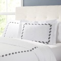 Home Home Textile 100% coton Broderie Literie 4pcs