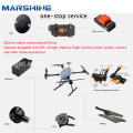 Pesquisa de terra de drones quadcopter de carga e mapeamento UAV