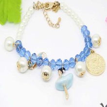 Wholesale Fashion New Design Alloy Charm Bead Bracelet for Girls