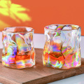 Face score glass jars candle cup