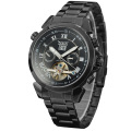 All stainless steel mens date mechanical watches