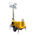 Trailer led moveable inflatable light tower