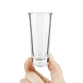 50ml 1,7 oz de espíritos claros tiro com copo de vidro copo