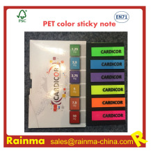 Pet Color Sticky Note для канцелярских принадлежностей для офиса