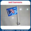 Custom Wall Mounted Shop Front Flags With Pole