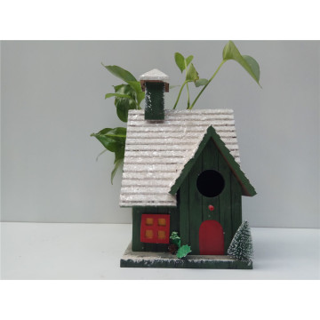 Small Villa Style Wooden Bird House