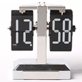 Clássico Flip Clock Com Cartão Retangular