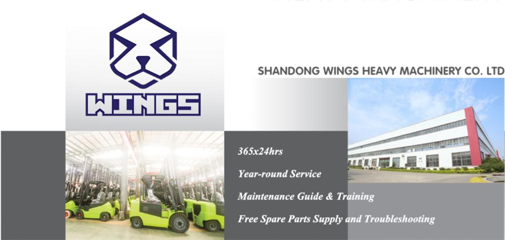 WINGS HEAVY MACHINERY-electric forklift