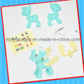 Promoción de ventas 2016 Lovely Mini DIY Assembly Plastic Horse Toy