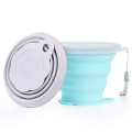 Portable fait sur commande pliable de voyage de tasse de café de tasse de café de silicone