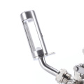 SS304 Manual Beer Keg Coupler with Sight Glass