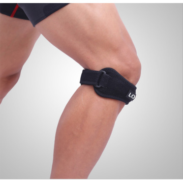 Knee bracing belt with silica gel