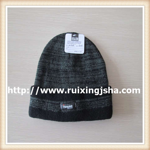 men's Knit pattern cable beanie 