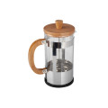 Food Grade Stainless Steel Frame Glass French Press